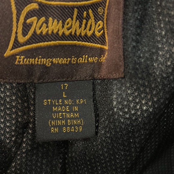 Gamehide Reel Tree Deer Camp camo rain pants DP1 size 17 RN 88439 - Picture 13 of 14